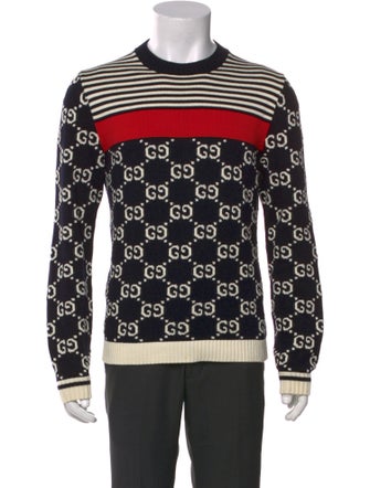 Gucci GG Logo Crew Neck Pullover