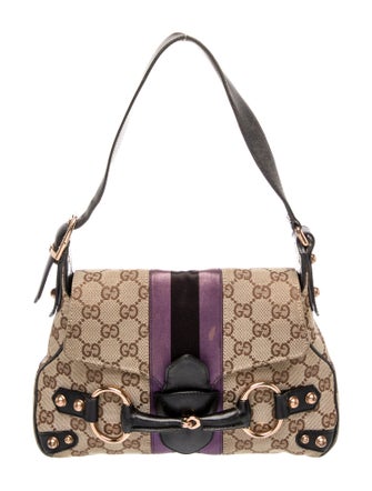 Gucci GG Canvas Horsebit Chain