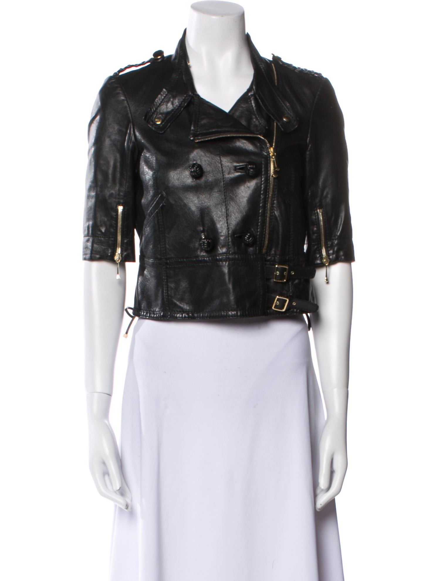 Gucci Leather Biker Jacket