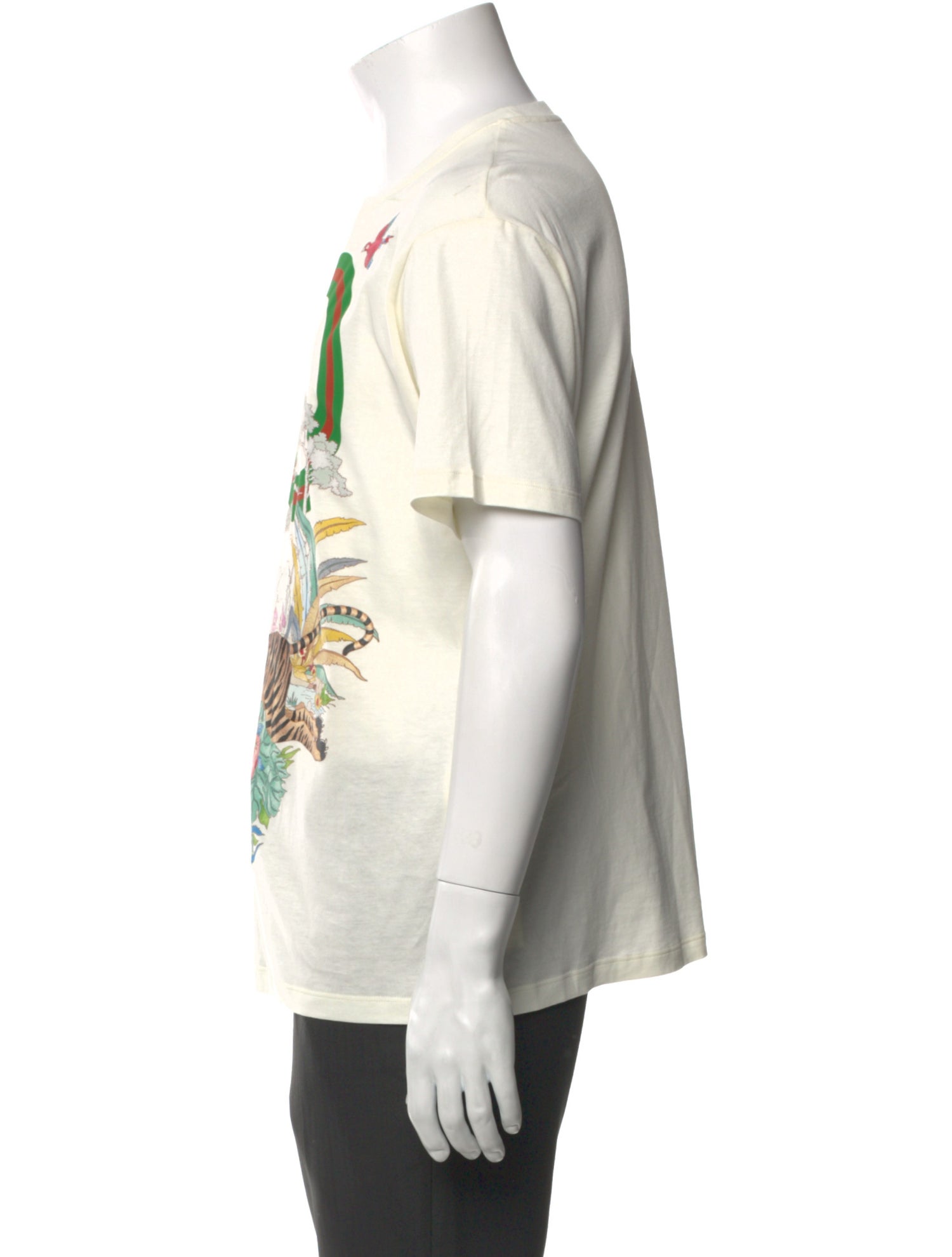 Gucci Graphic Print Crew Neck T-Shirt