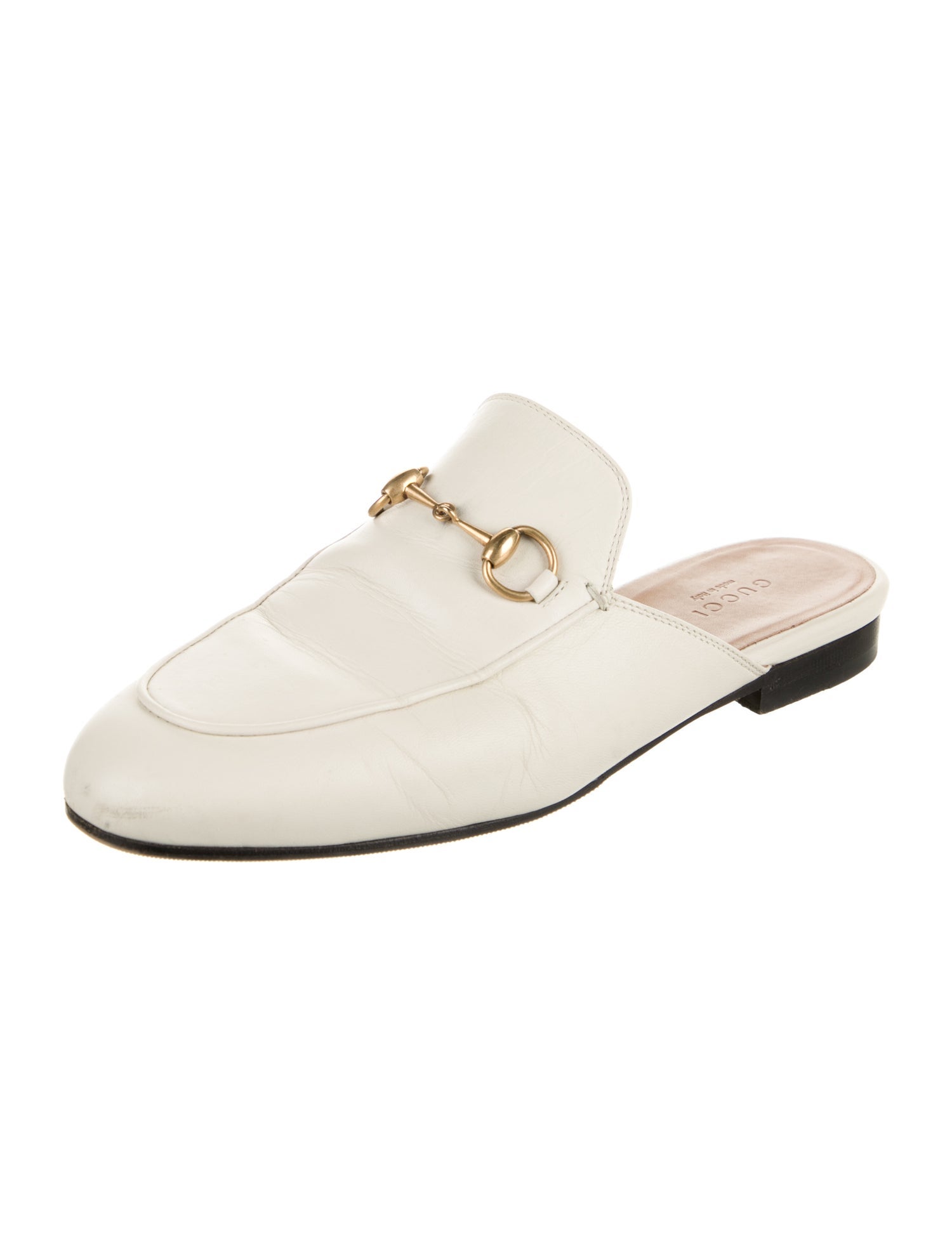 Gucci Horsebit Accent Leather Mules