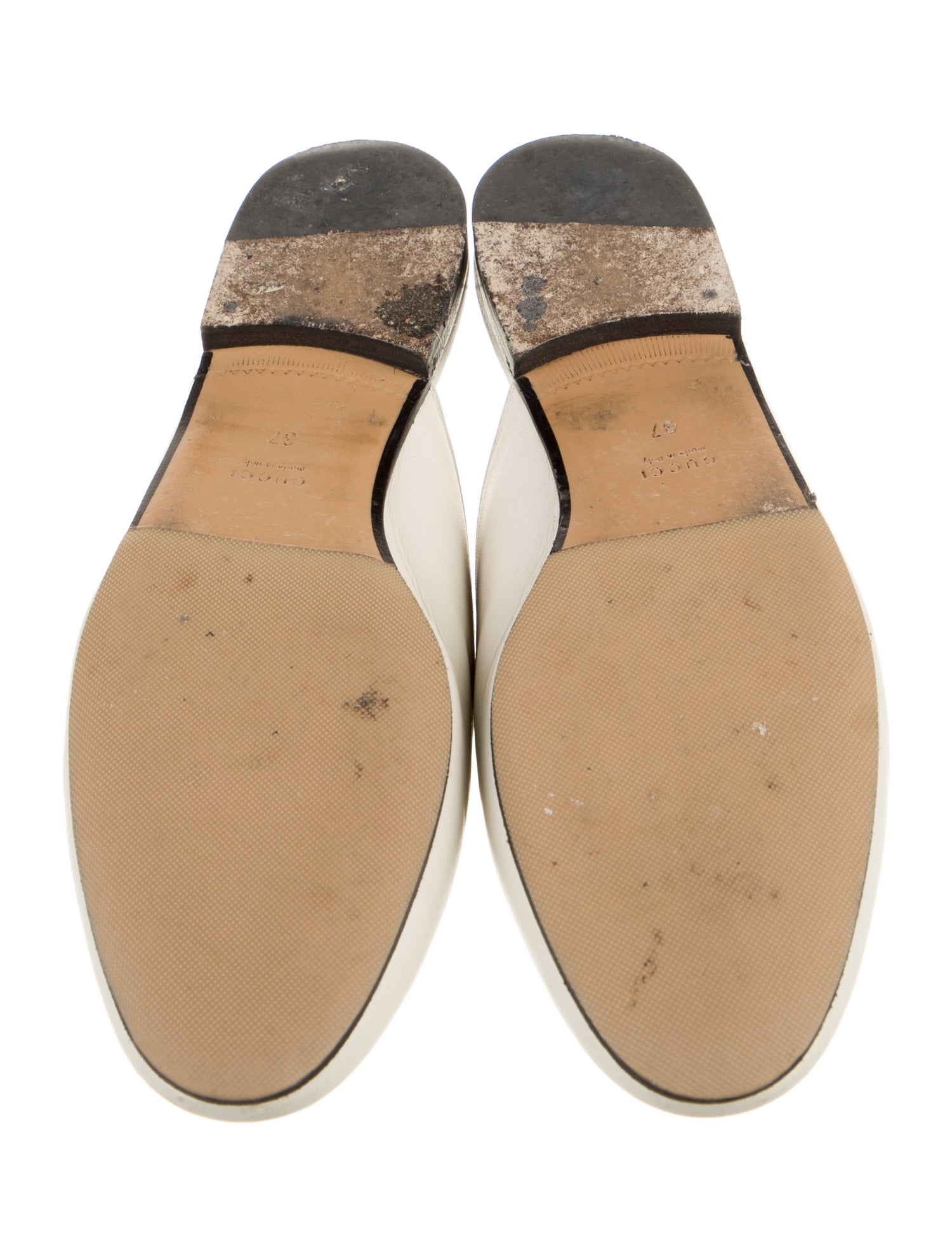 Gucci Horsebit Accent Leather Mules