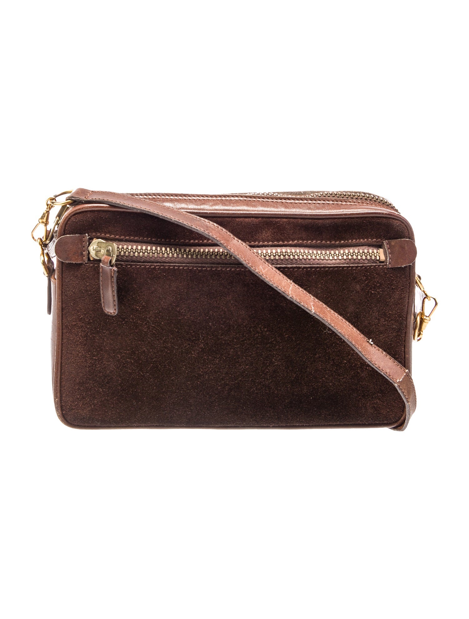 Gucci Suede Crossbody Bag