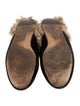 Gucci Horsebit Accent Velvet Mules