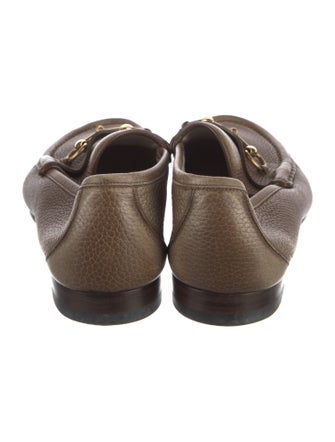Gucci 1955 Horsebit Accent Leather Dress Loafers