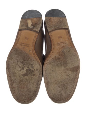 Gucci 1955 Horsebit Accent Leather Dress Loafers