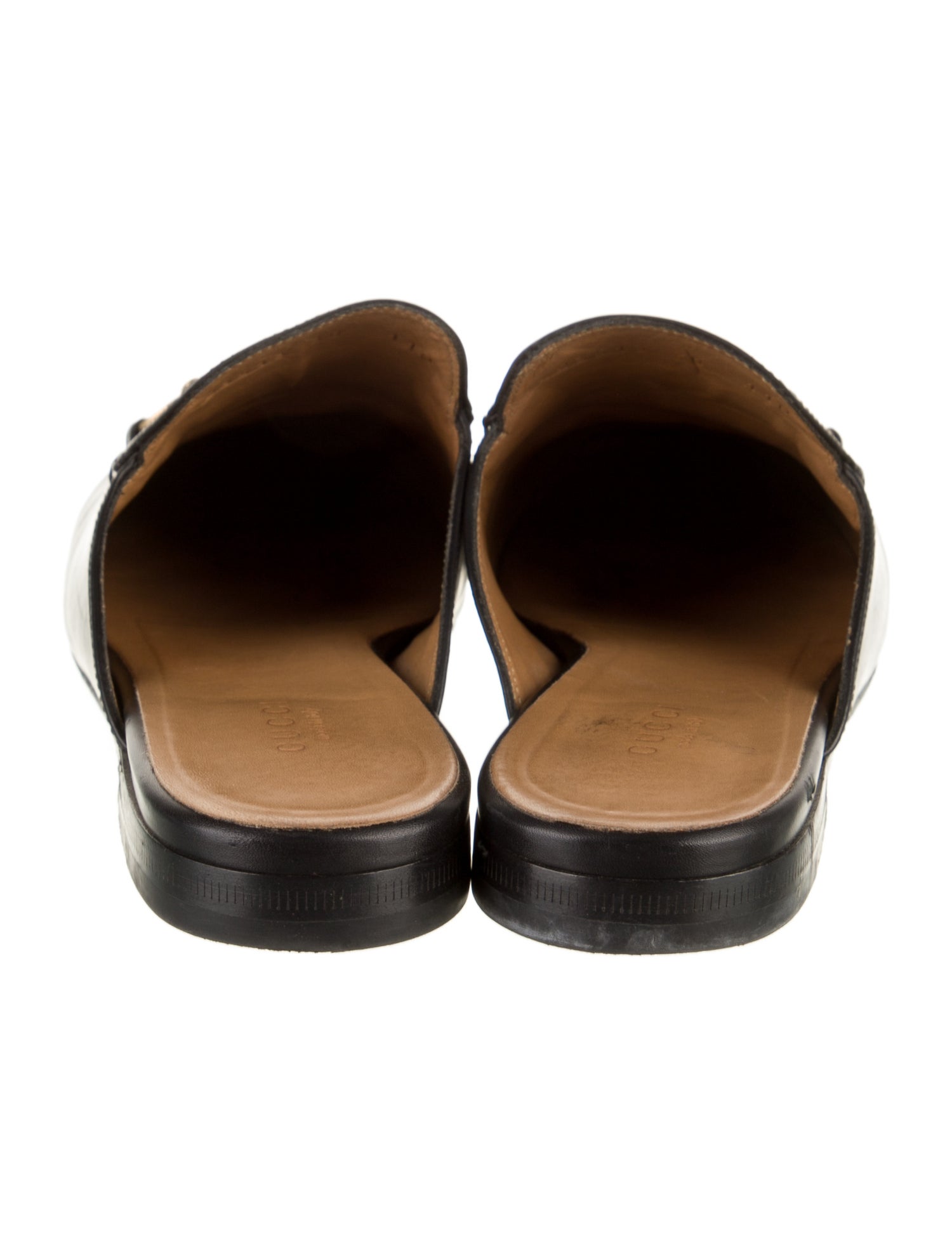 Gucci Horsebit Accent Leather Mules