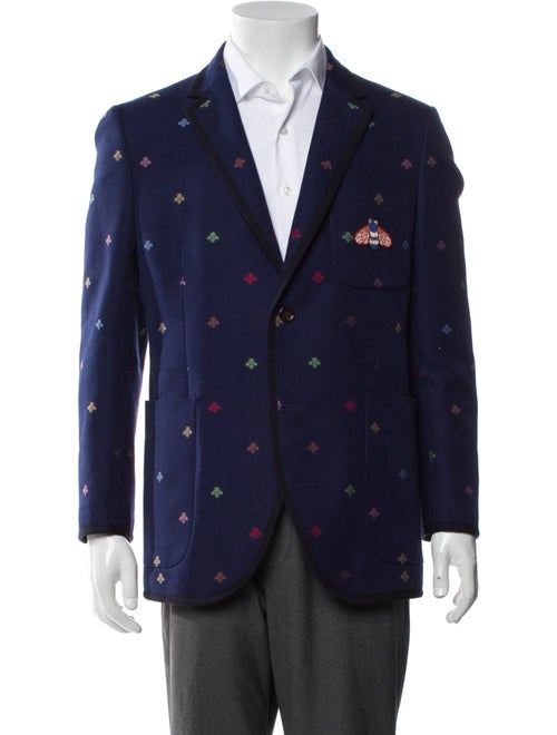 Gucci 2018 Bee Accent Blazer