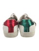 Gucci Web Accent Leather Sneakers