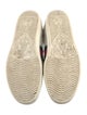 Gucci Web Accent Leather Sneakers