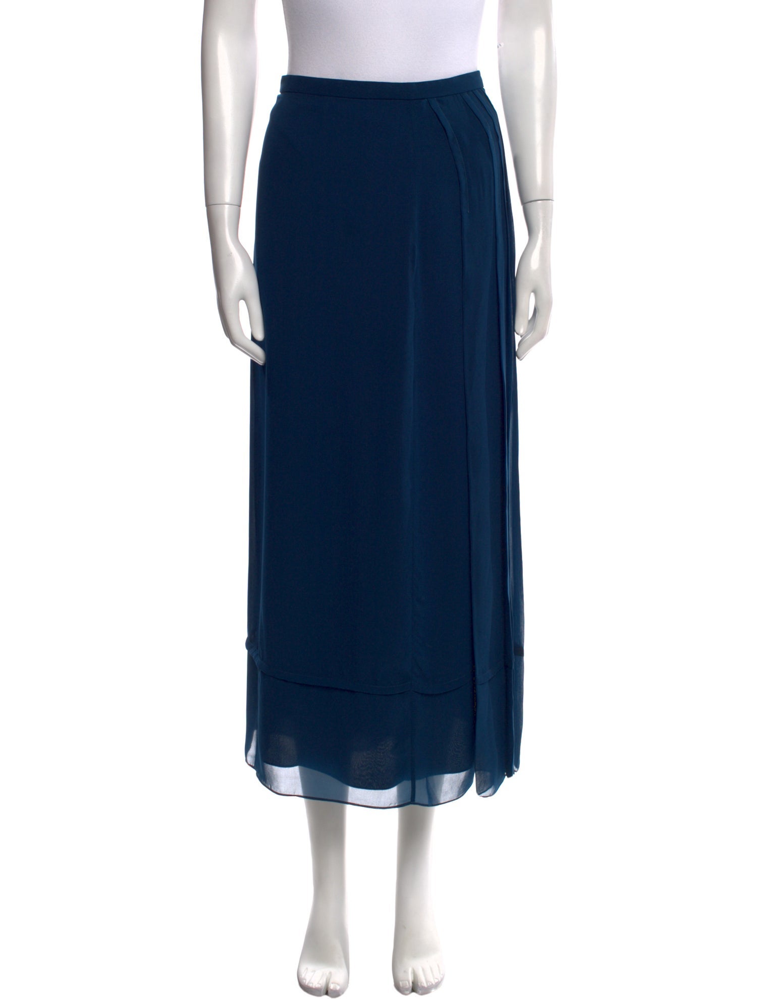 Gucci Pleated Accents Midi Length Skirt