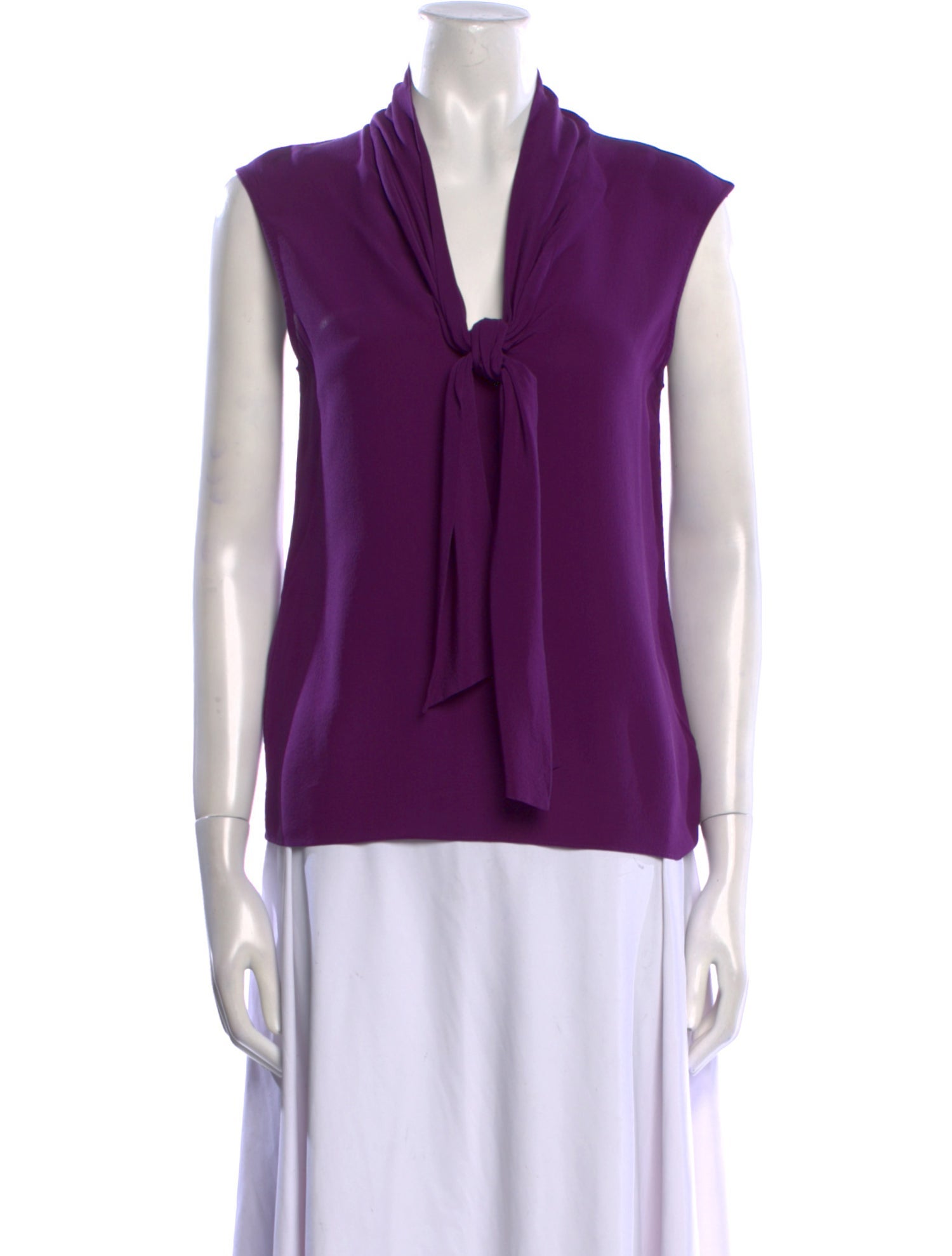 Gucci Silk V-Neck Blouse