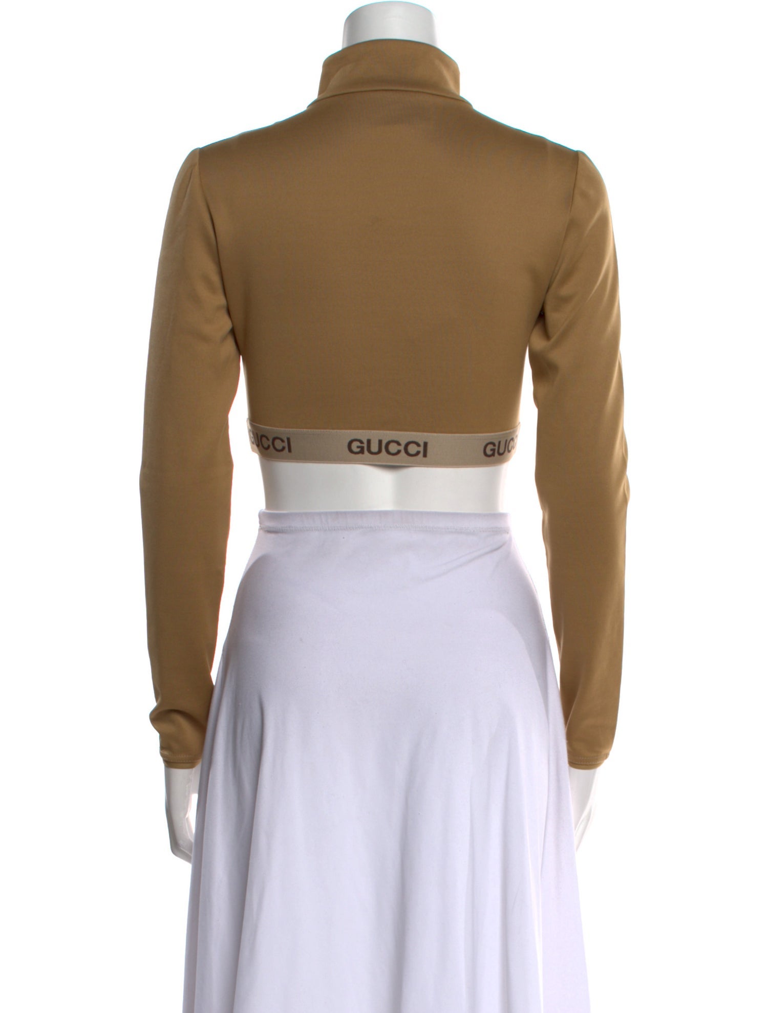 Gucci Mock Neck Long Sleeve Sweatshirt