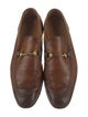 Gucci Horsebit Accent Leather Loafers