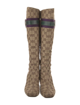Gucci GG Canvas Canvas Boots