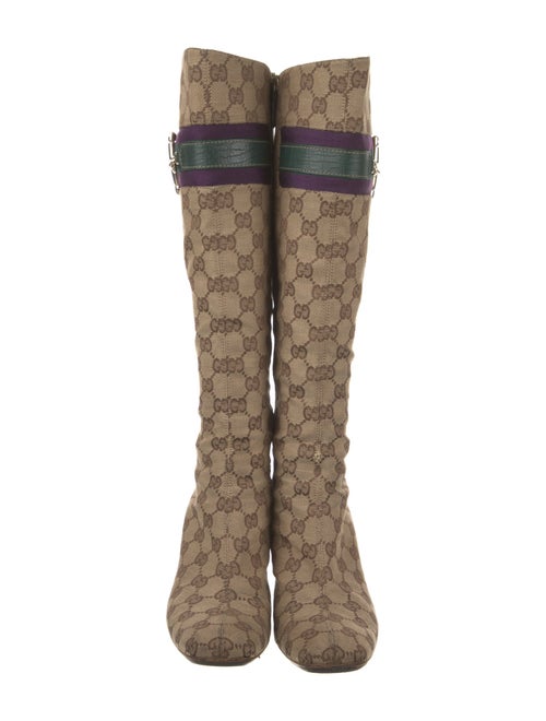 Gucci GG Canvas Canvas Boots