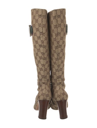 Gucci GG Canvas Canvas Boots