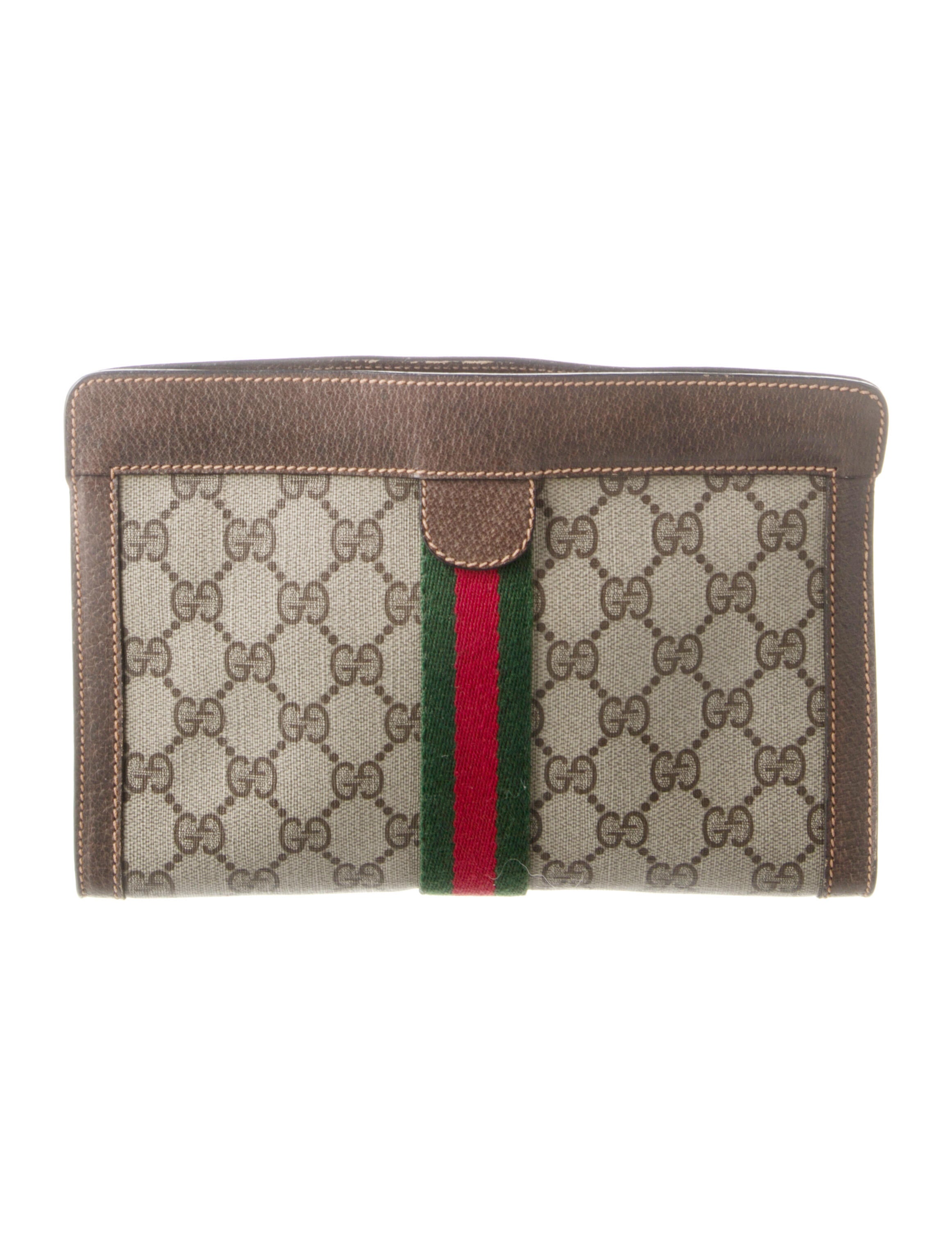 Gucci Pattern Print Cosmetic Bag