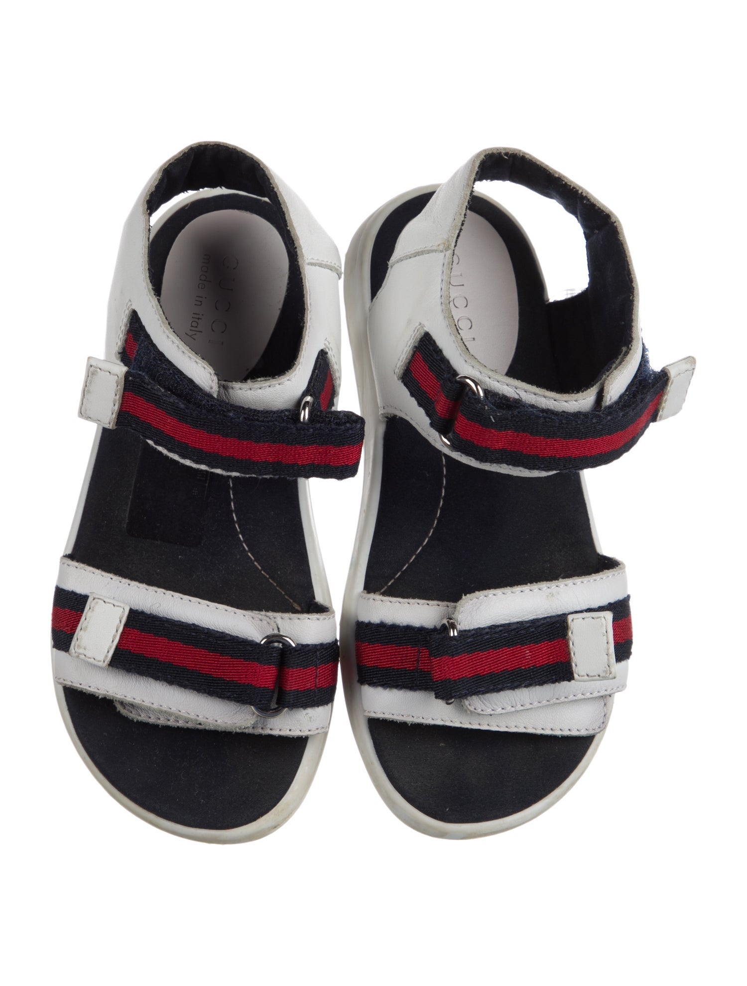 Gucci Girls' Sylvie Web Sandals