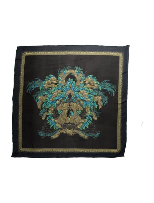Gucci Silk Graphic Print Scarf