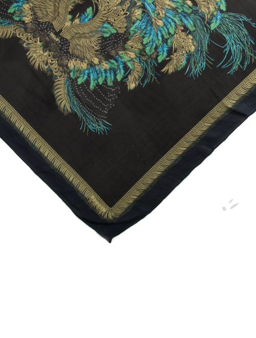 Gucci Silk Graphic Print Scarf