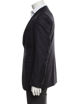 Gucci Wool Polka Dot Print Blazer