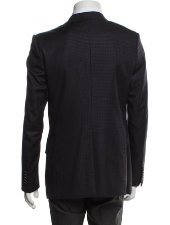 Gucci Wool Polka Dot Print Blazer