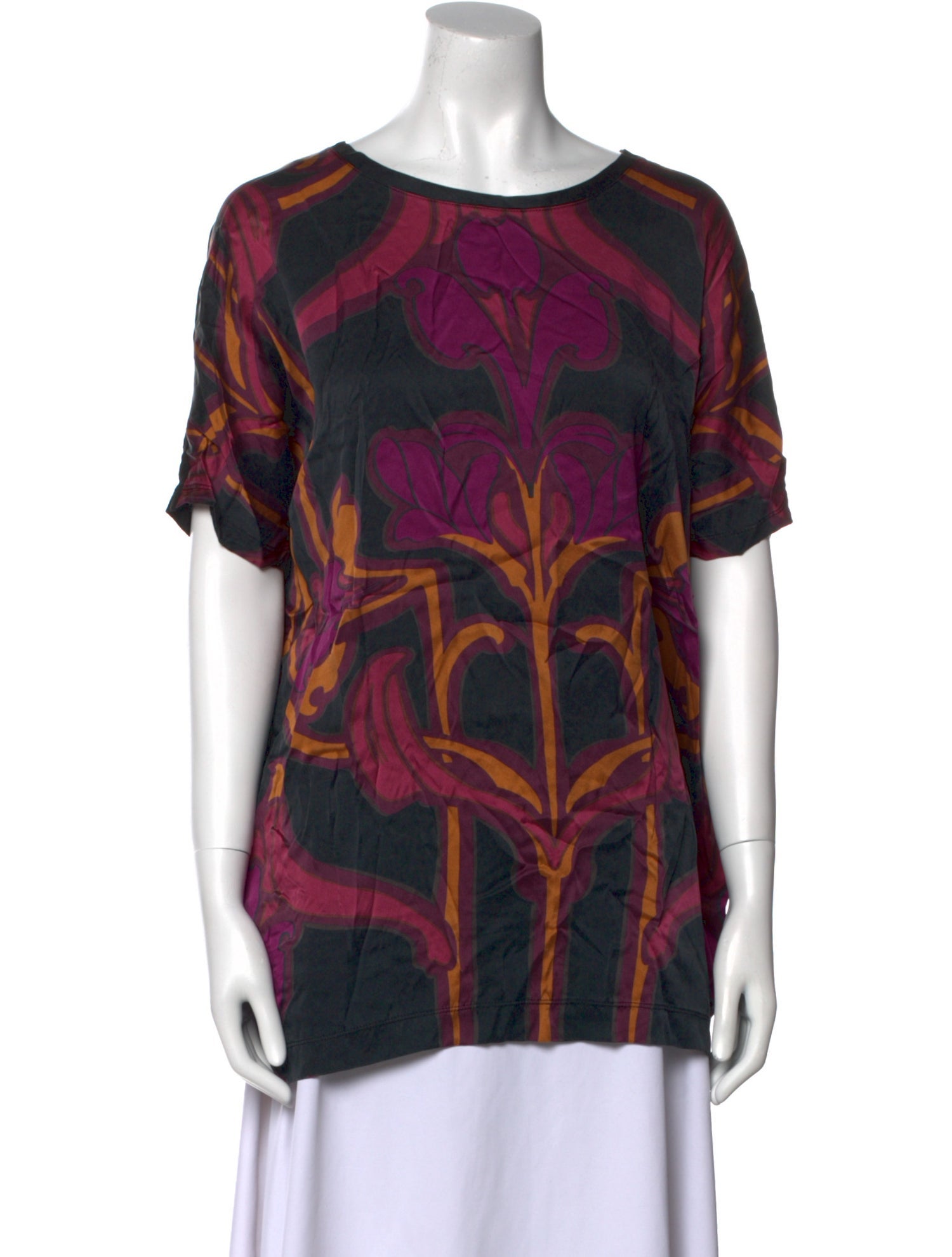 Gucci Silk Printed T-Shirt