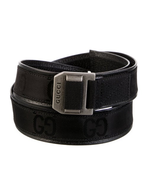 Gucci GG Nylon Leather Waist Belt