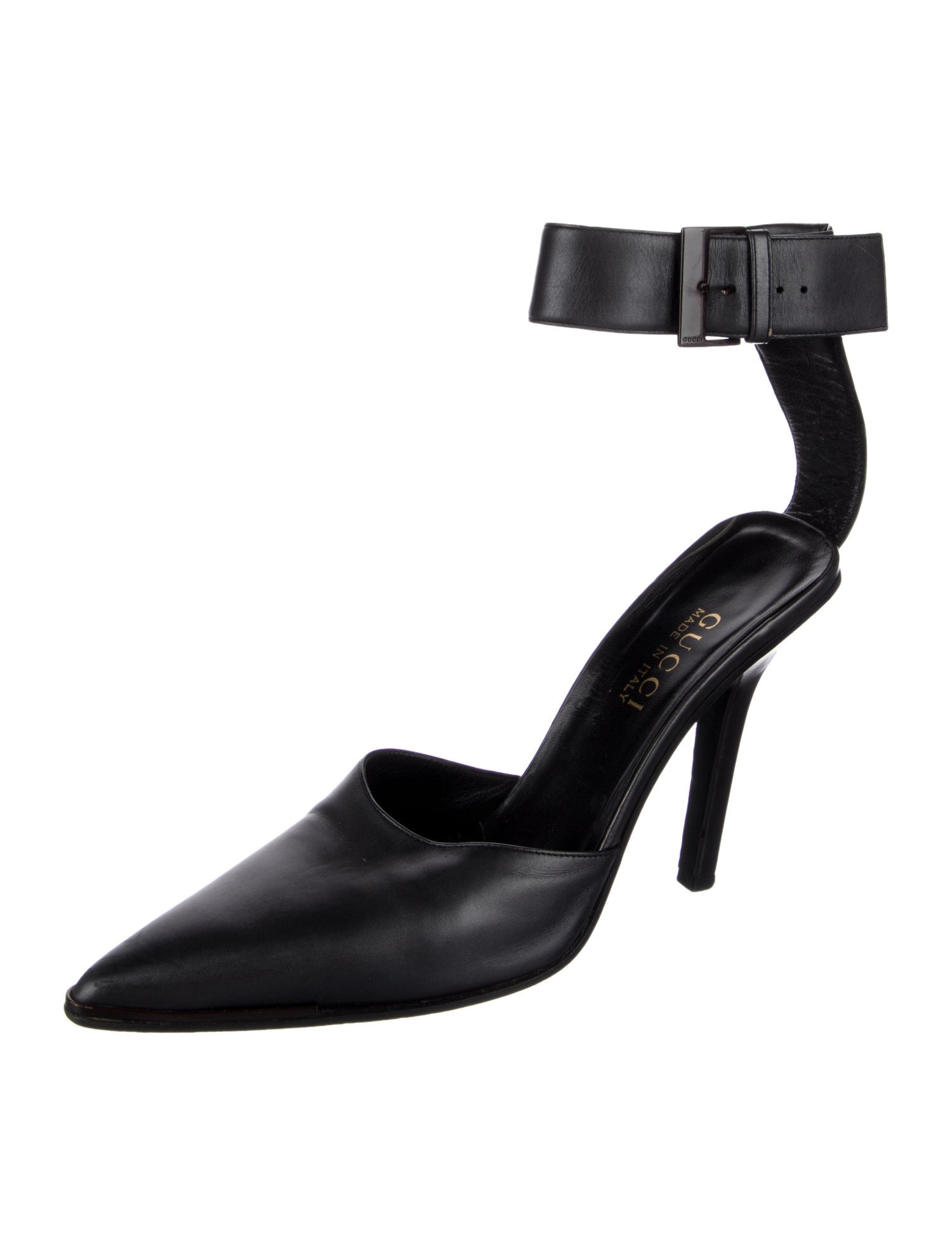 Gucci Leather D'Orsay Pumps