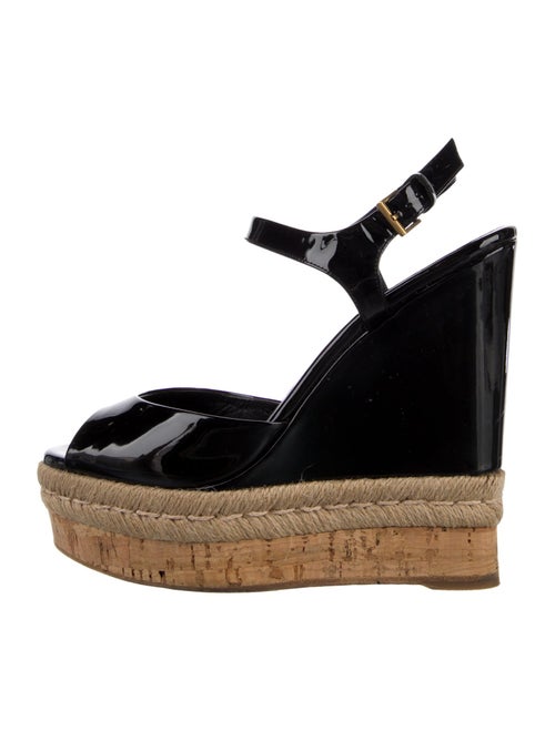 Gucci Patent Leather Espadrilles