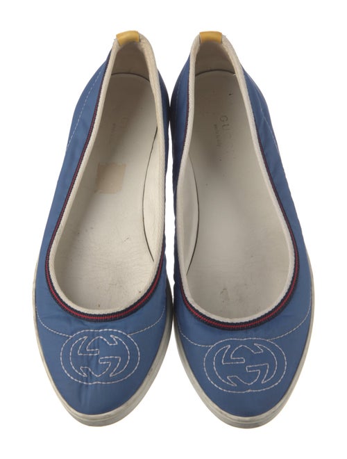 Gucci Interlocking G Logo Nylon Ballet Flats