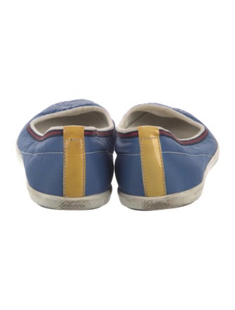 Gucci Interlocking G Logo Nylon Ballet Flats