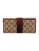 Gucci Late 2000's - Early 2010's GG Canvas Continental Wallet