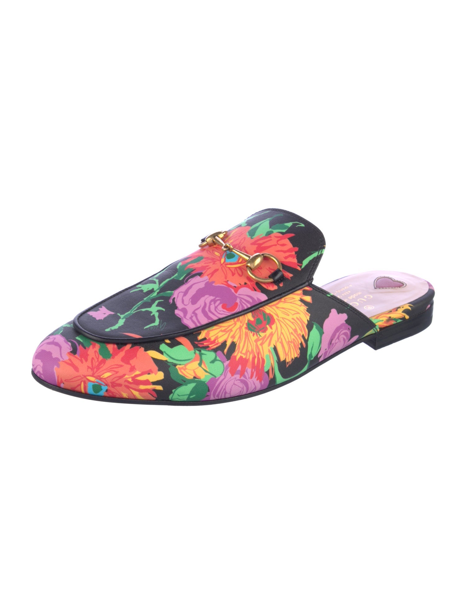Gucci x Ken Scott Flora Horsebit Mule Horsebit Accent Mules