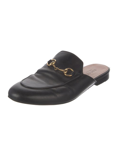 Gucci Horsebit Accent Leather Mules