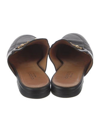 Gucci Horsebit Accent Leather Mules