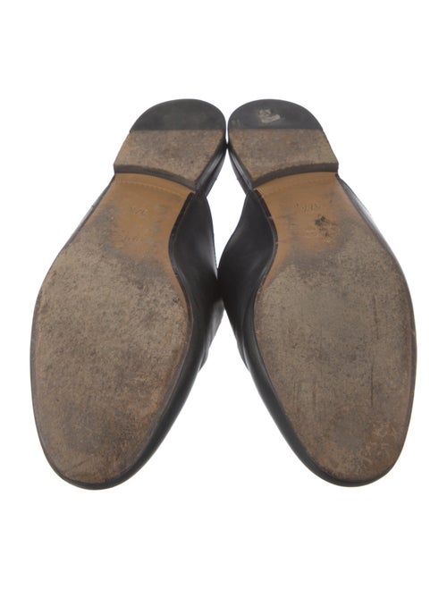 Gucci Horsebit Accent Leather Mules