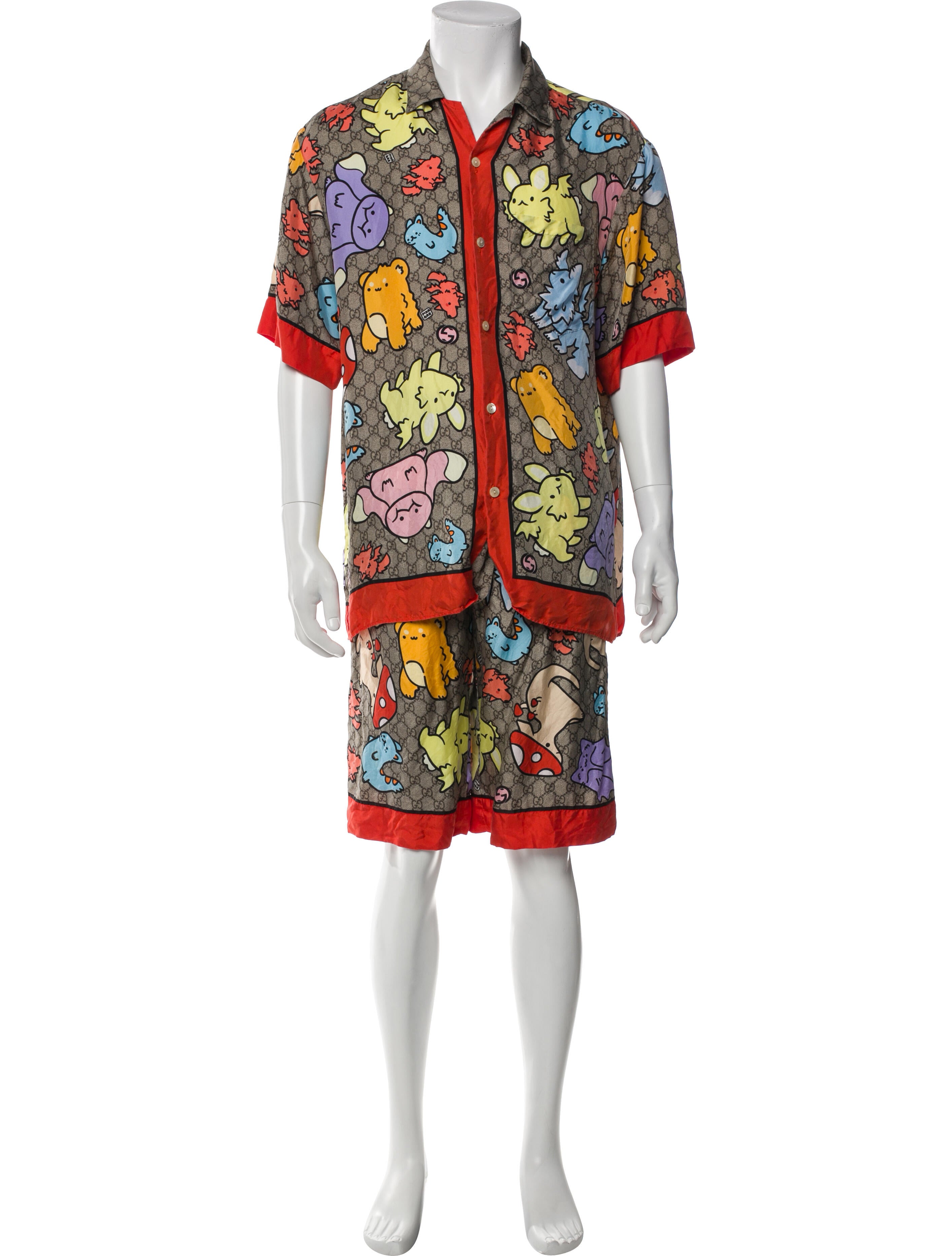 Gucci 2023-2024 GG Supreme Pajama Set