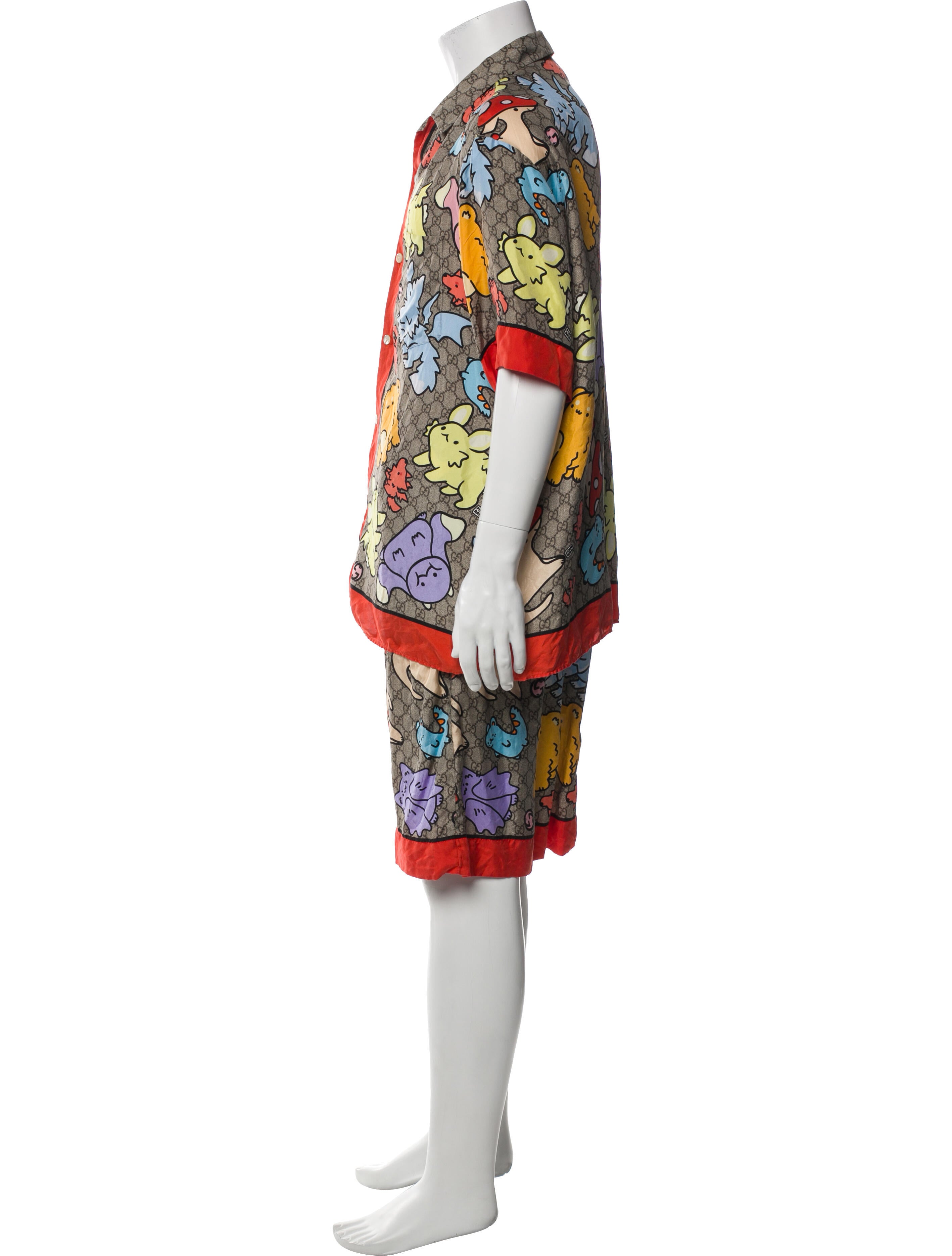 Gucci 2023-2024 GG Supreme Pajama Set