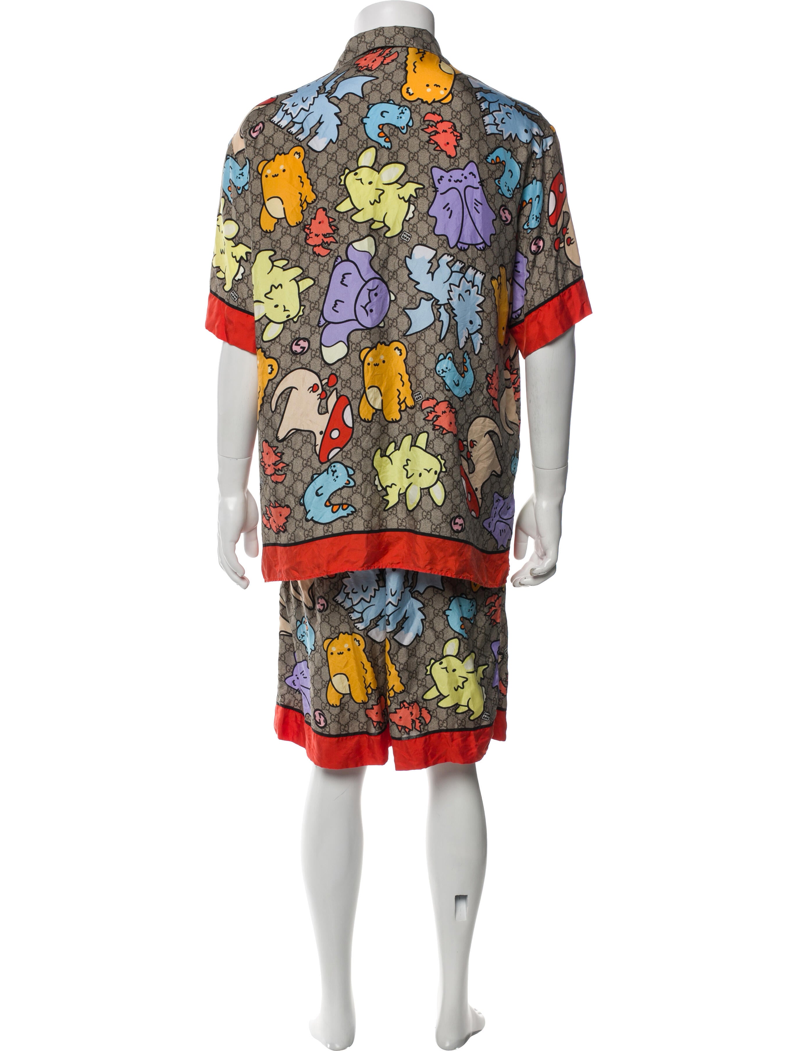 Gucci 2023-2024 GG Supreme Pajama Set