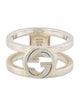 Gucci Interlocking G Wide Ring