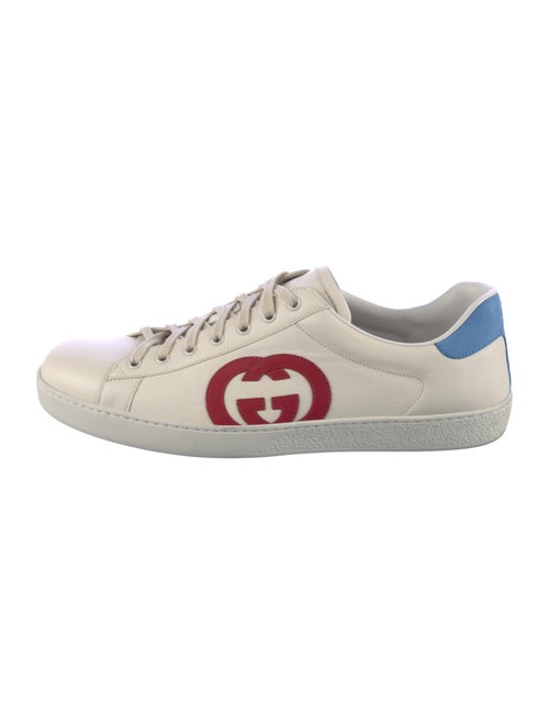 Gucci Interlocking G Logo Leather Sneakers