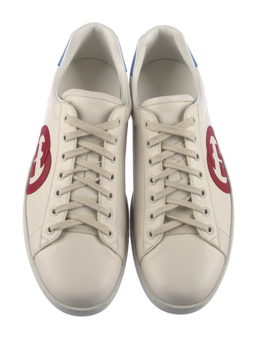 Gucci Interlocking G Logo Leather Sneakers