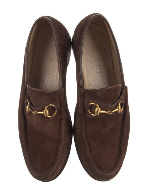 Gucci Vintage Horsebit Accent Dress Loafers