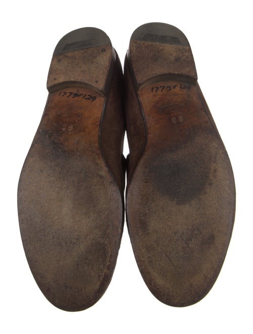 Gucci Vintage Horsebit Accent Dress Loafers