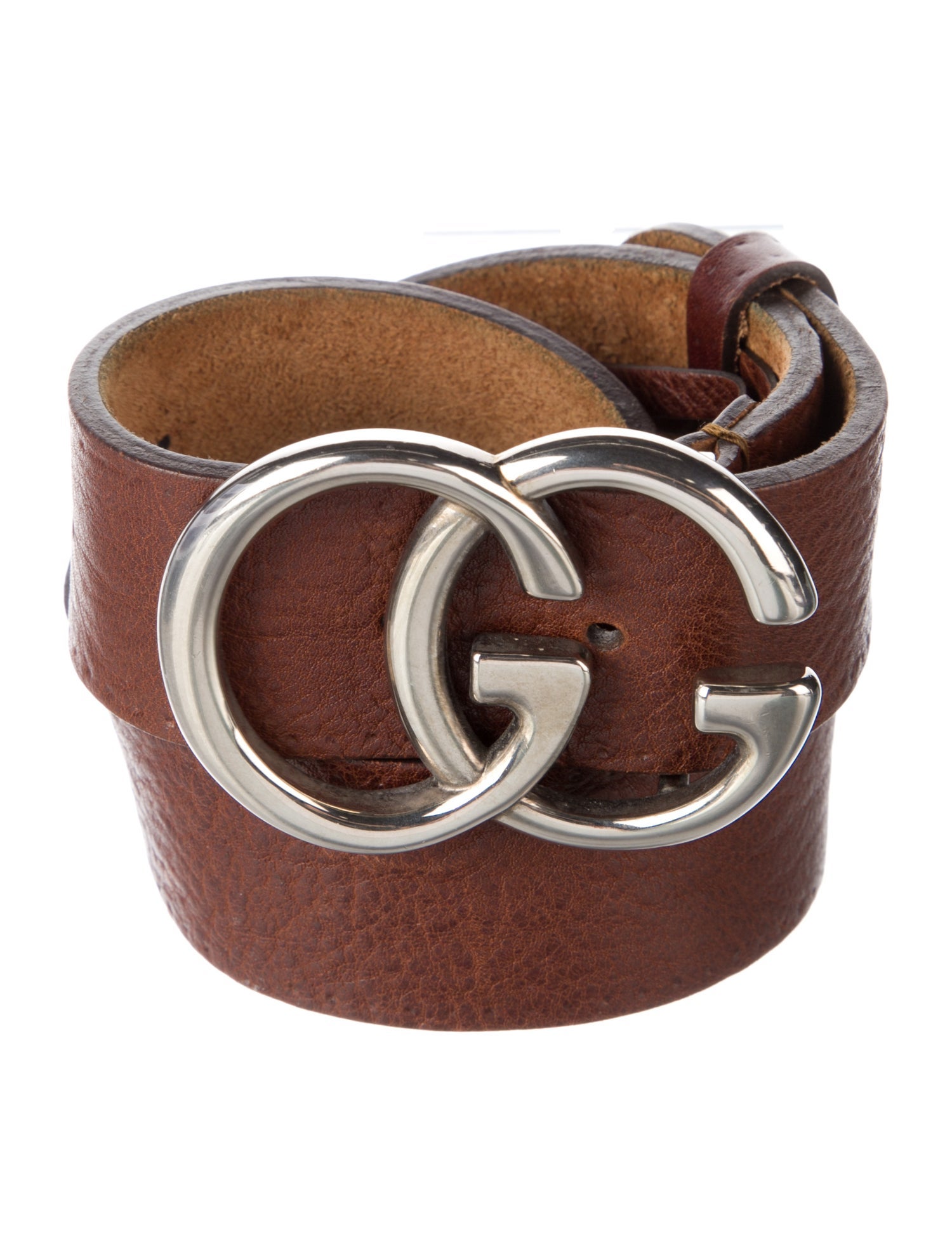 Gucci Interlocking G Logo Leather Waist Belt
