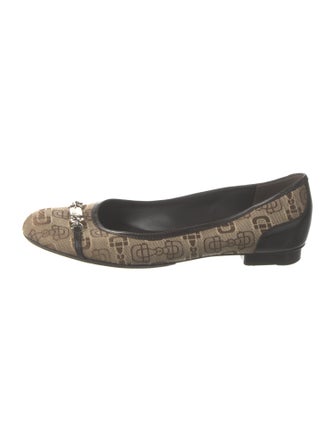 Gucci Ballet GG Canvas Ballet Flats