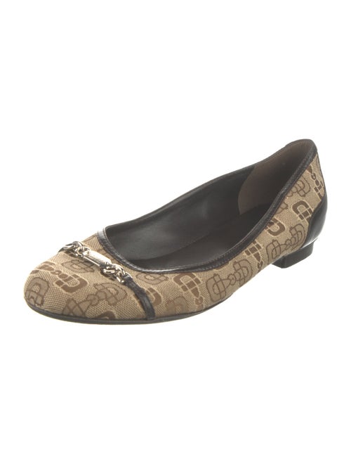 Gucci Ballet GG Canvas Ballet Flats