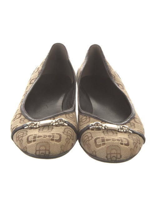 Gucci Ballet GG Canvas Ballet Flats